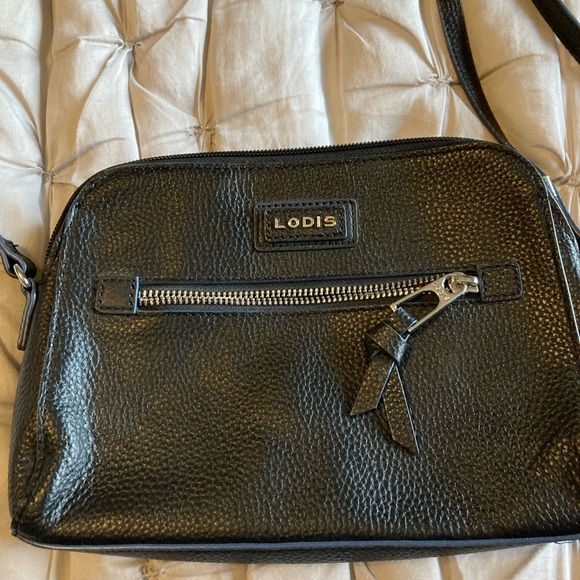 Lodis shoulder or crossbody bag black leather - Picture 7 of 7